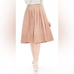 BANANA REPUBLIC BELLINI TAFFETA MIDI SKIRT